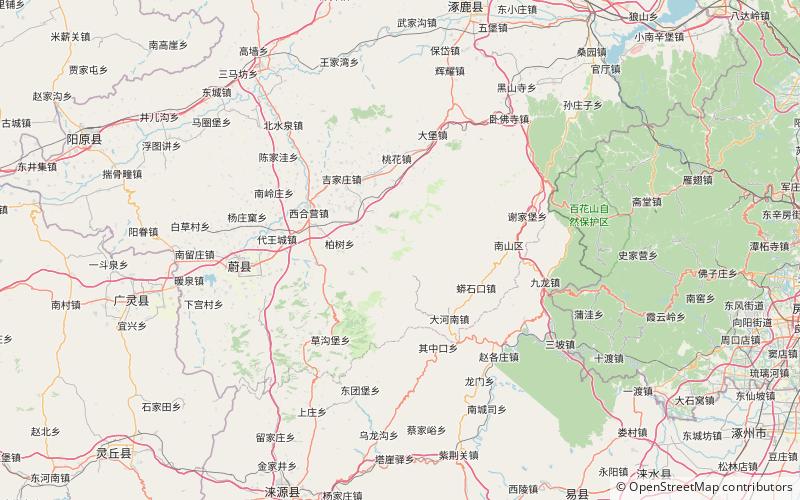 Monts Taihang location map