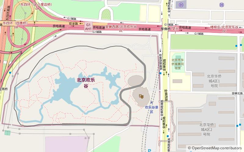 Happy Valley Beijing location map