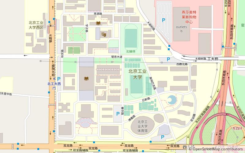 beijing university of technology pekin location map
