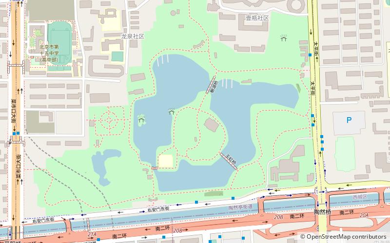 Taoranting Park location map