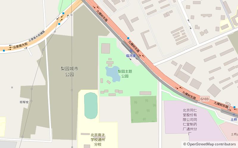 li yuan zhu ti gong yuan pekin location map