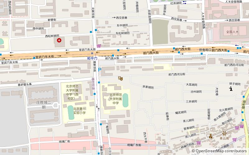 zhengyici peking opera theatre beijing location map