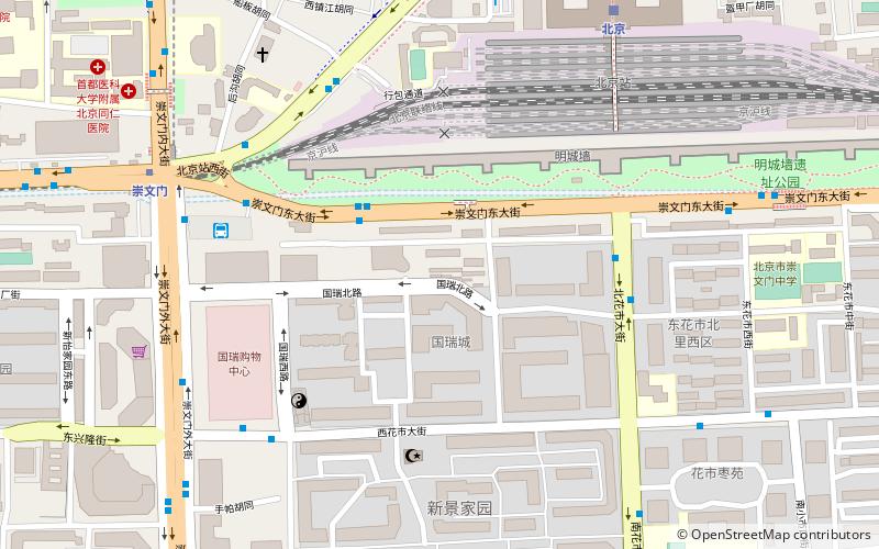 Chongwenmen location map