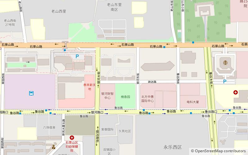 Shijingshan location map