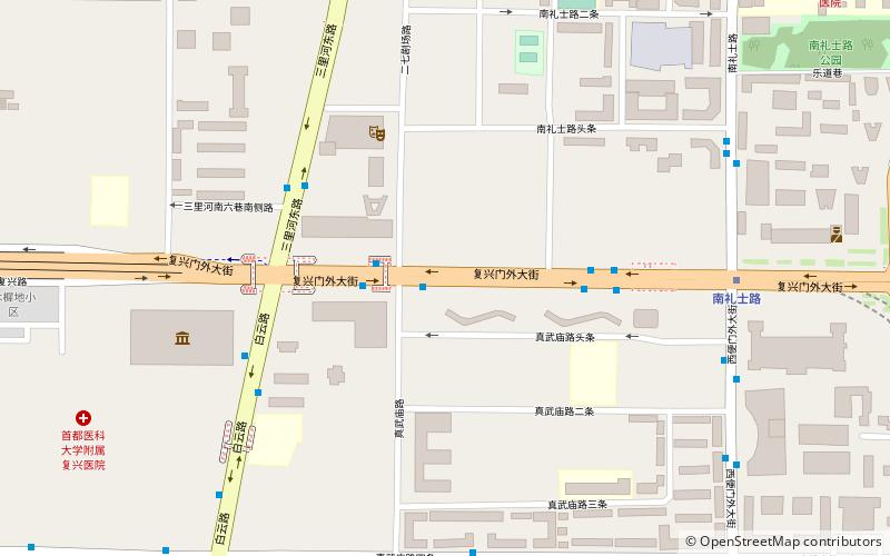 Fuxingmen Outer Street location map
