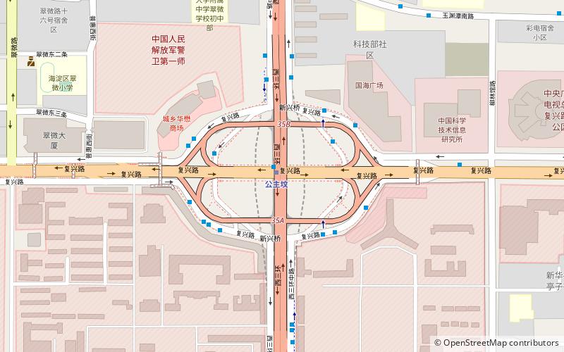 gongzhufen pekin location map