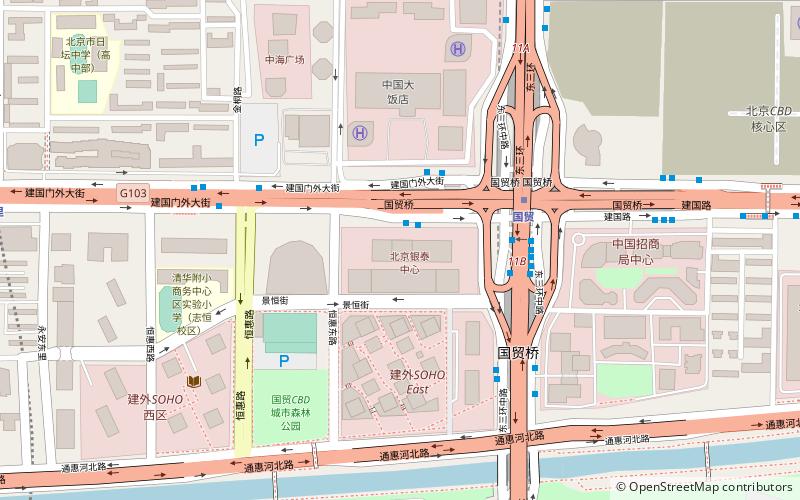 Beijing Yintai Centre location map