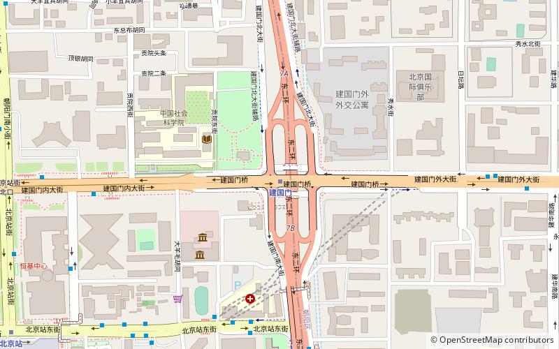 Jianguomen location map