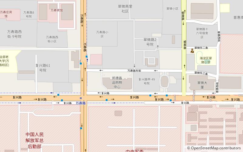 fuxing road beijing location map