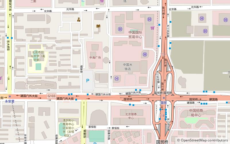 Jianguomen Outer Street location map