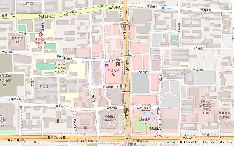 xidan joy city pekin location map