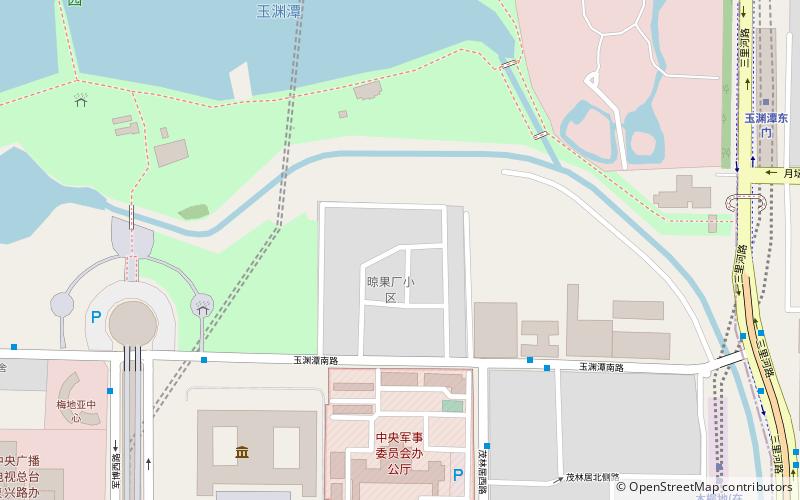 China-Millennium-Monument location map