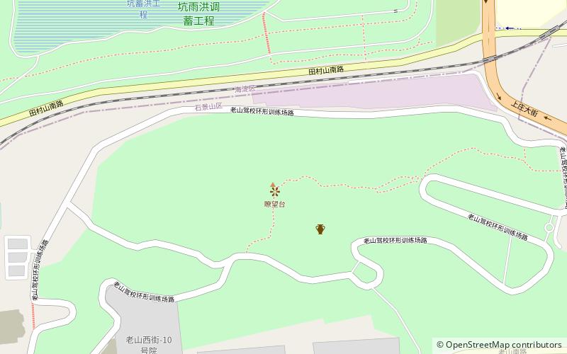 Laoshan Mountain Bike Course location map