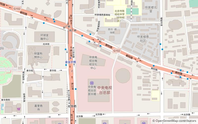 Beijing Television Cultural Center location map