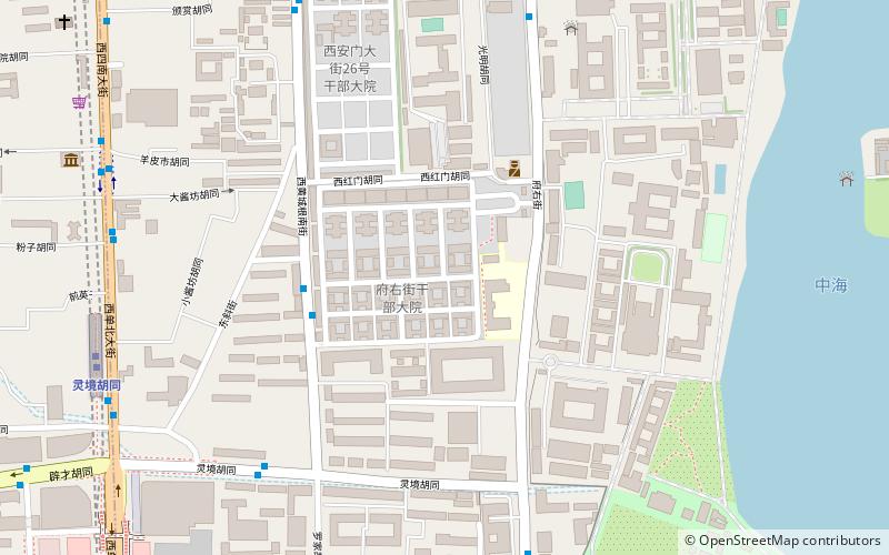 Lingjing hutong location map