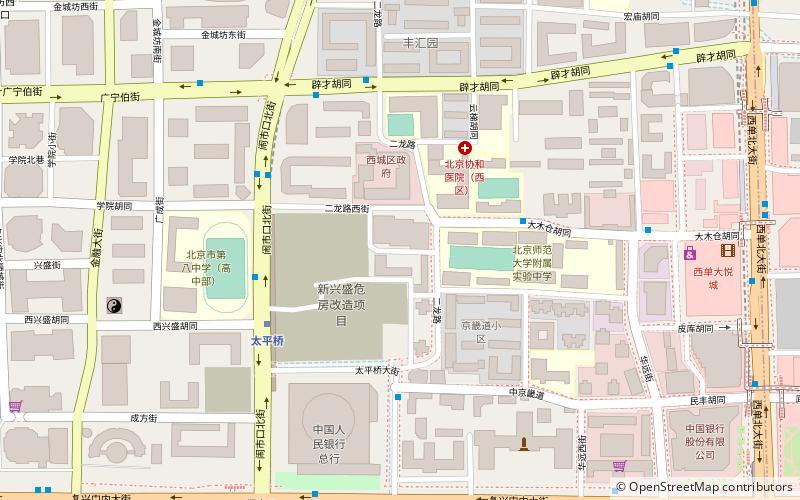 District de Xicheng location map