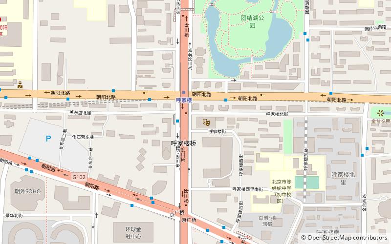 chaoyang theater pekin location map