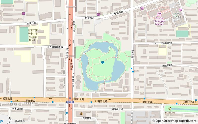 tuanjiehu pool pekin location map
