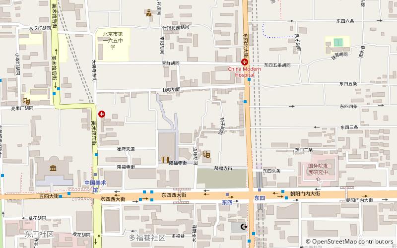 China/Avant-Garde Exhibition location map