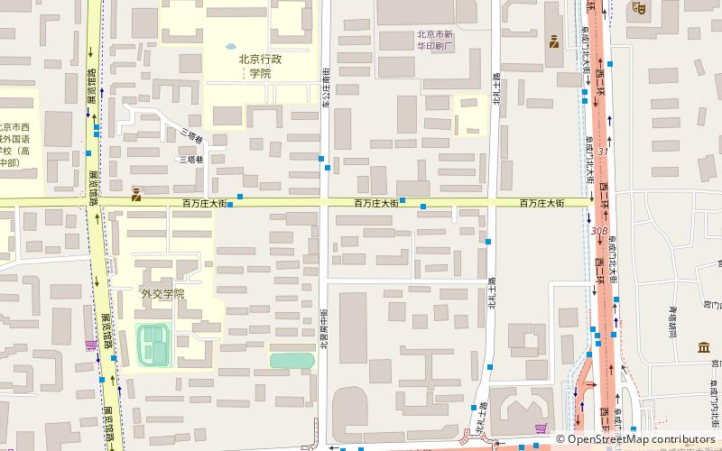 China Foreign Affairs University location map