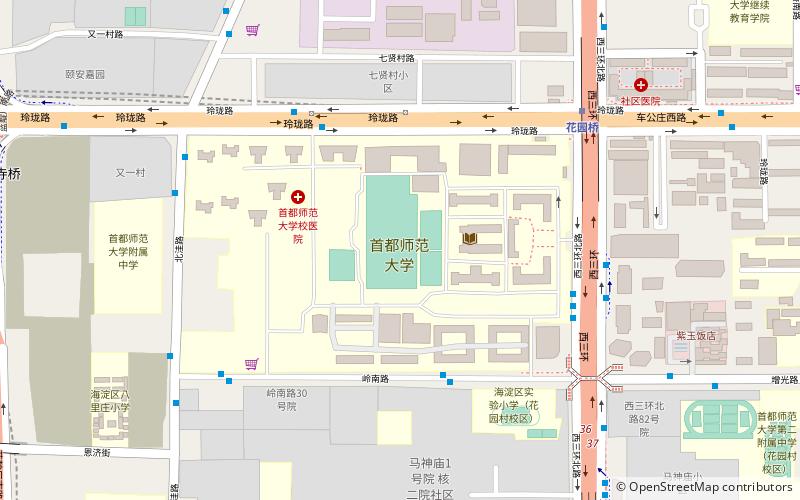 capital normal university beijing location map
