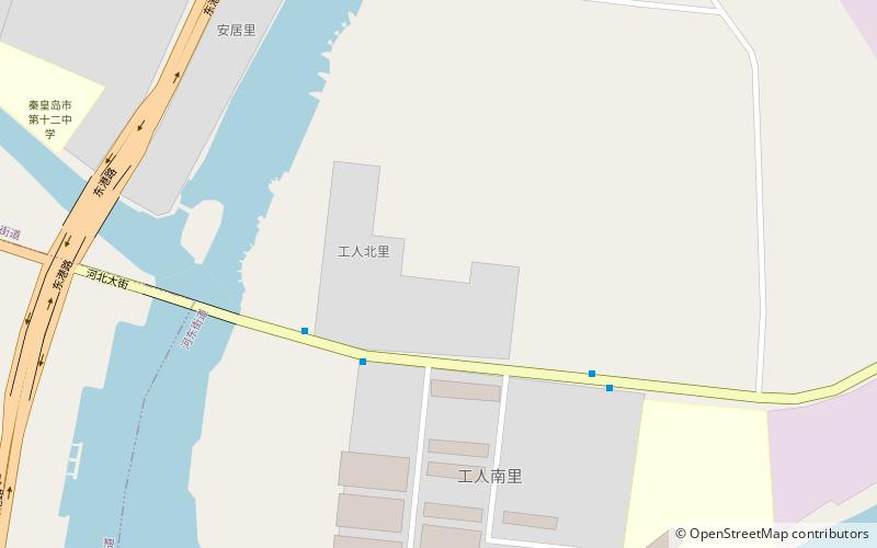 hedong subdistrict qinhuangdao location map