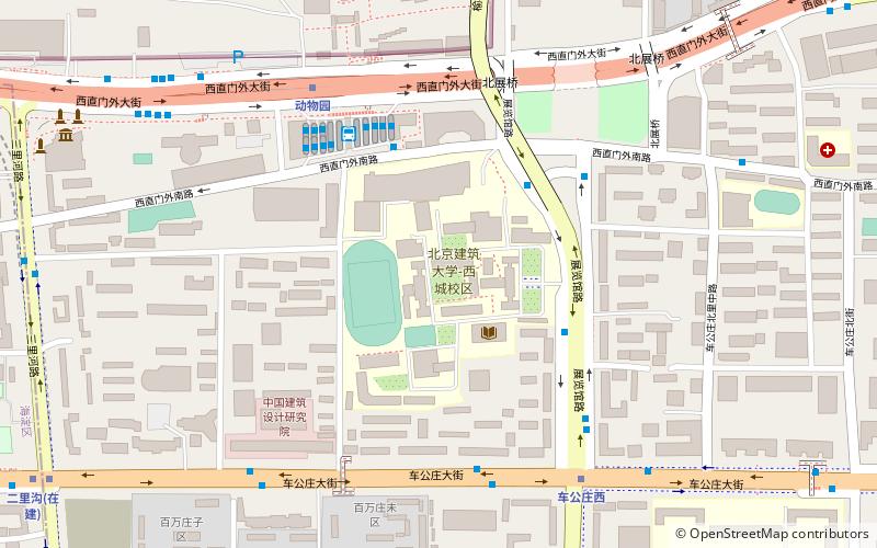 Beijing University of Civil Engineering and Architecture location map