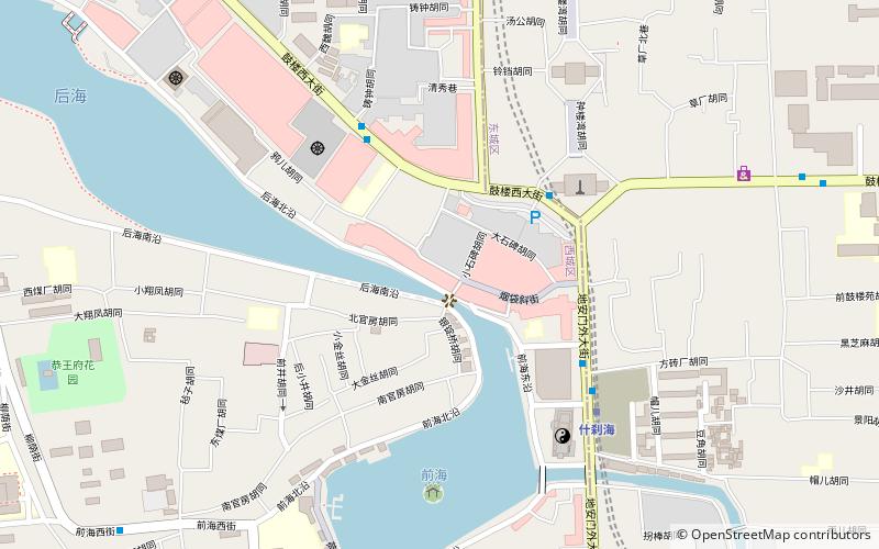 Shichahai location map