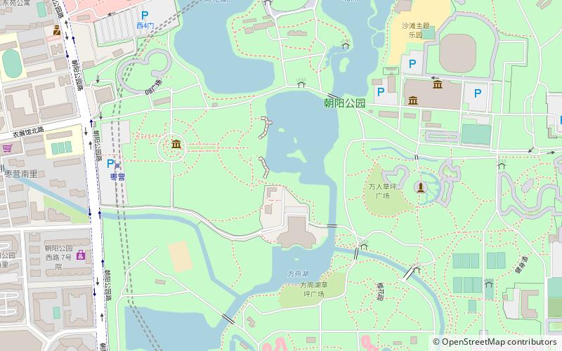 Chaoyang Park location map