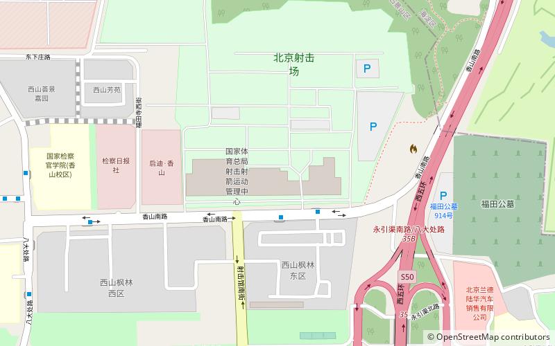 Beijing Shooting Range Hall location map