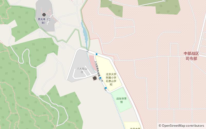 lingguang temple peking location map