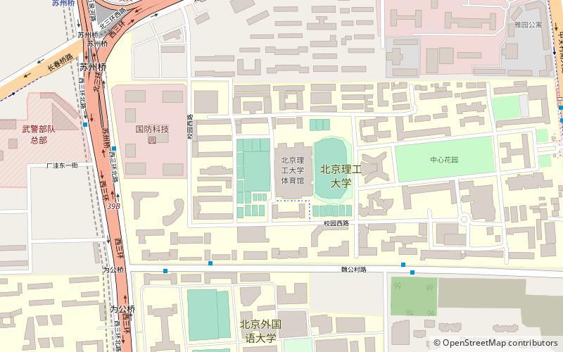 Beijing Institute of Technology Gymnasium location map