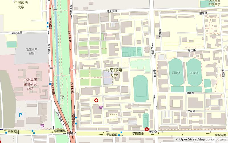 Beijing University of Posts and Telecommunications location map