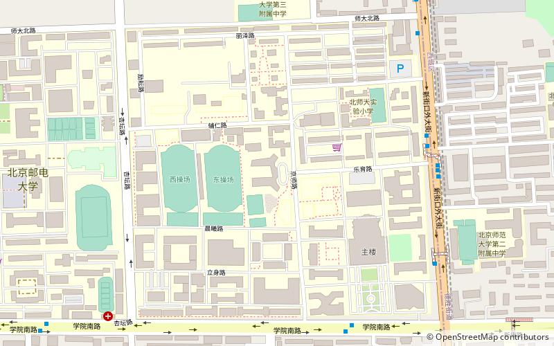 Université normale de Pékin location map