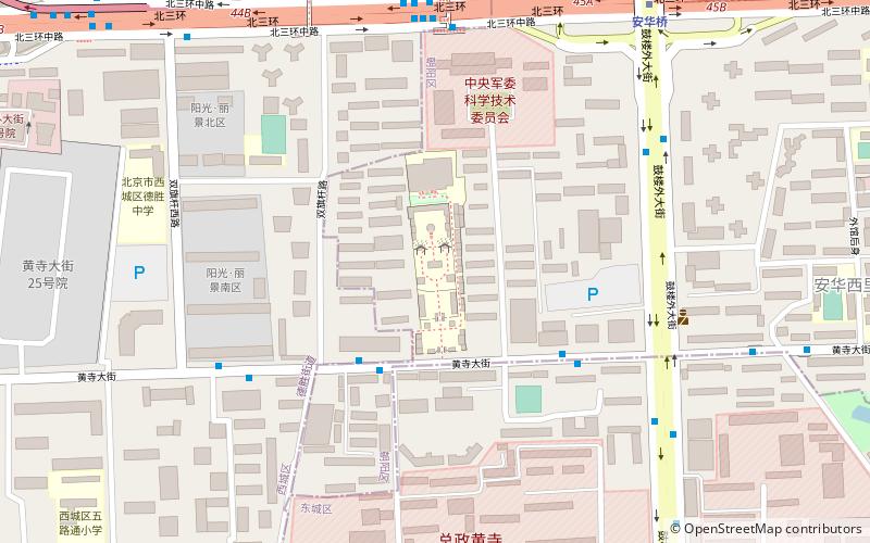 xihuang temple khanbaliq location map