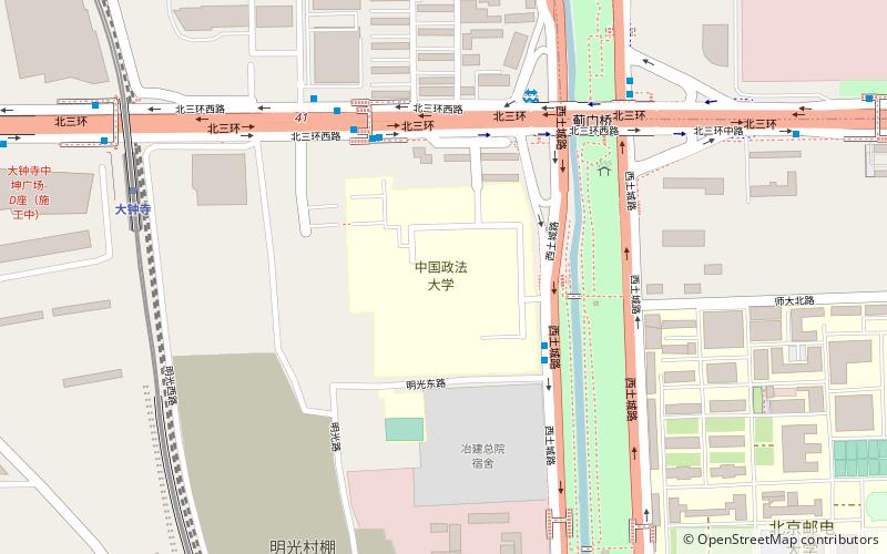 Chinesische Universität für Politikwissenschaft und Recht location map