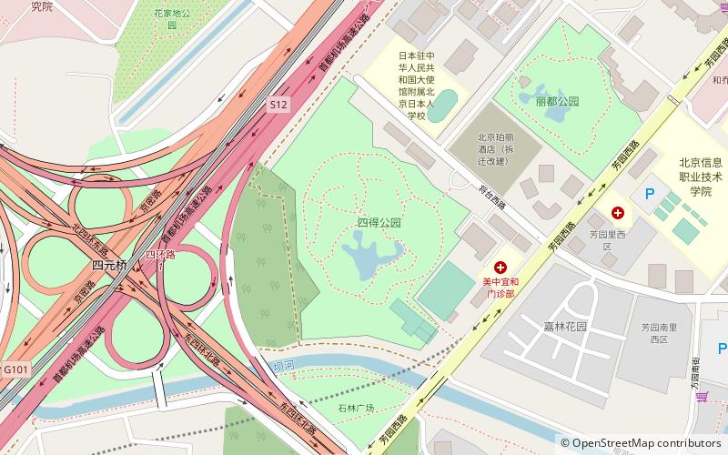 side park peking location map