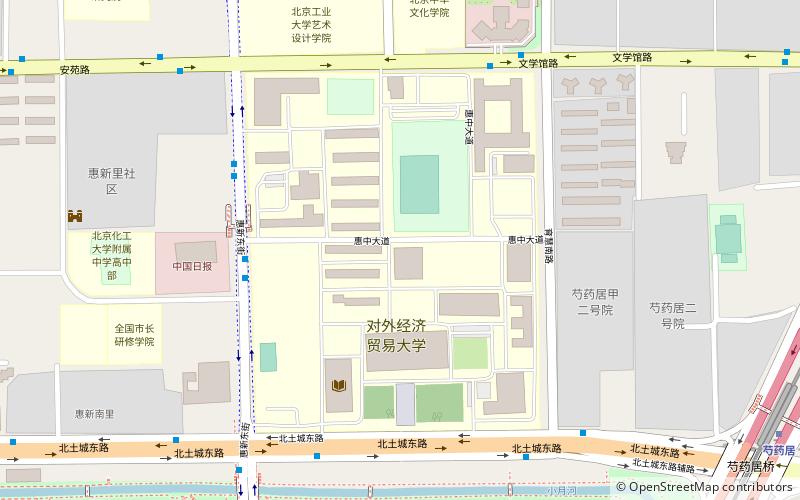 Université de commerce international et d'économie de Pékin location map