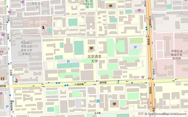 universidad de lengua y cultura de beijing pekin location map