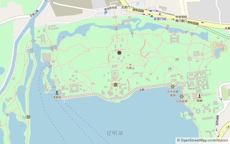fo xian ge beijing location map