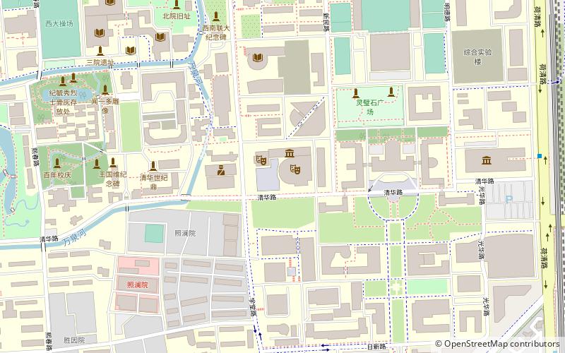 Tsinghua University location map