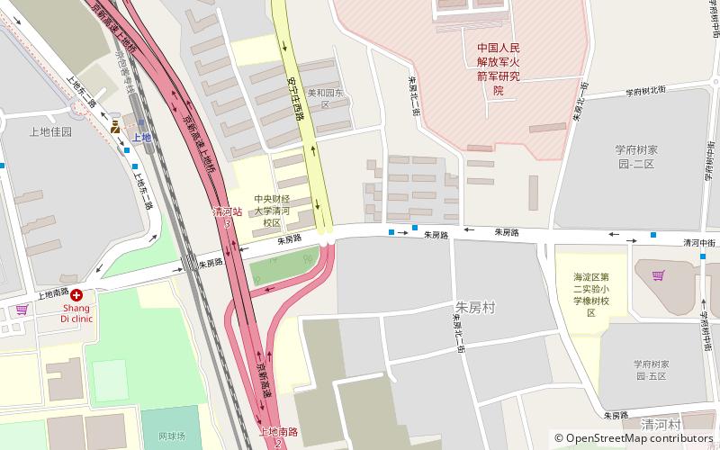 Beijing Sport University location map