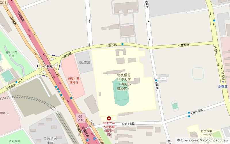 beijing information science technology university pekin location map