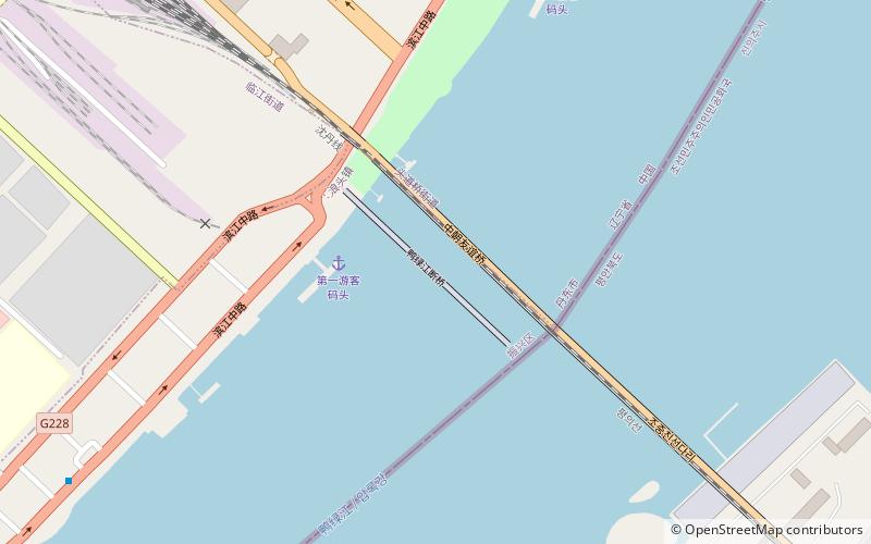 Yalu River Broken Bridge location map