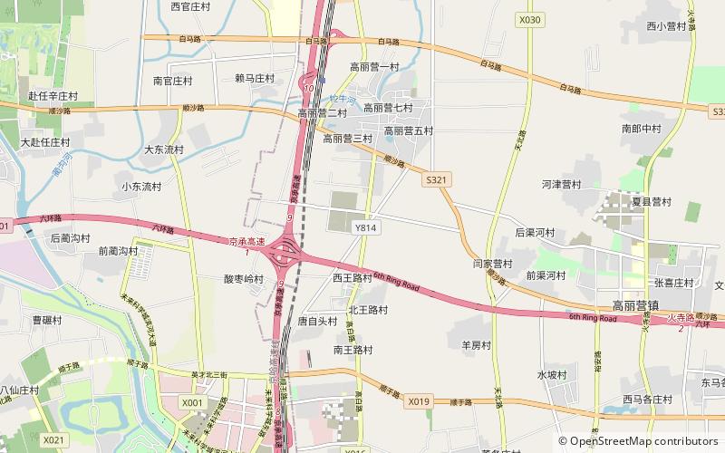 Gaoliying location map