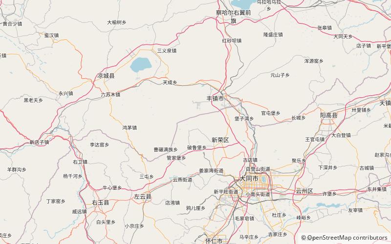 jumenbao chinesische mauer location map