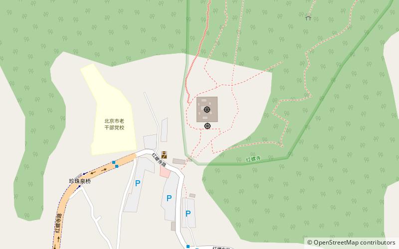 Hongluo Temple location map
