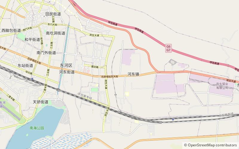 Hedong Town location map
