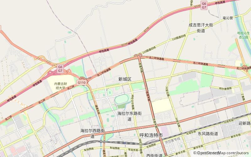 District de Xincheng location map