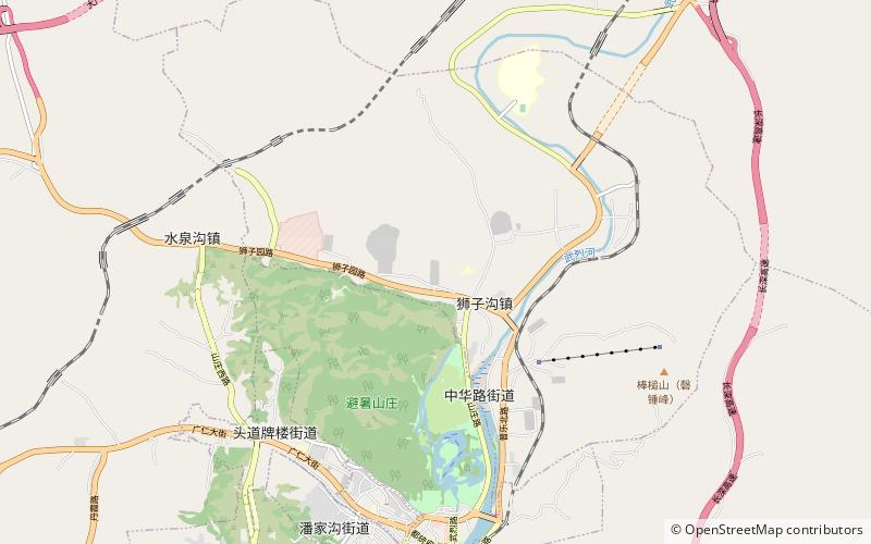 Xumi-Fushou-Tempel location map